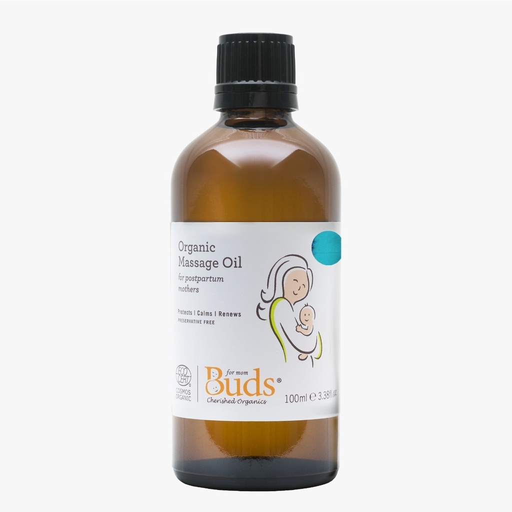 Buds Organic Massage Oil for Postpartum Mothers 100ml