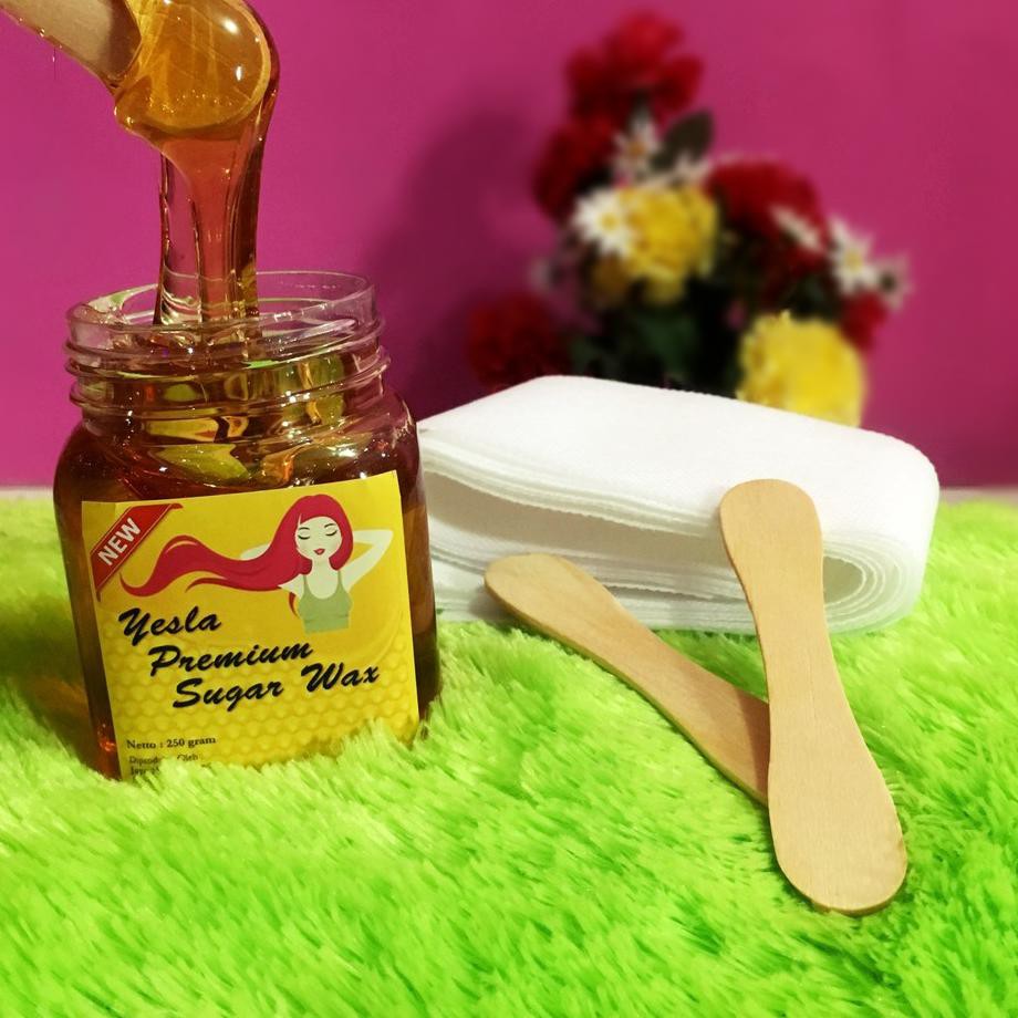Paling Disukai.. (250gr) Yesla Cold Natural Fresh Sugar Wax Waxing Premium Pencabut Penghilang Peron