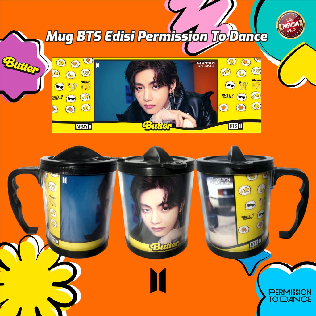 MUG Tumbler // GELAS TUMBLER // BTS EDISI PERMISSION TO DANCE