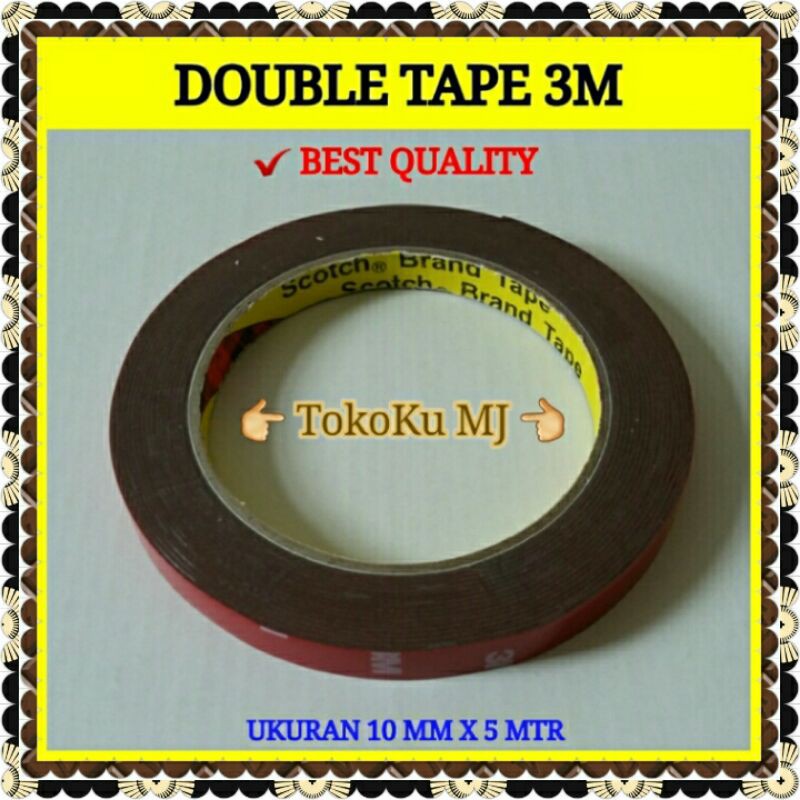 

DOUBLE TAPE 3M LEBAR MERAH - UNIVERSAL - UKURAN 24 MM X 5 MTR