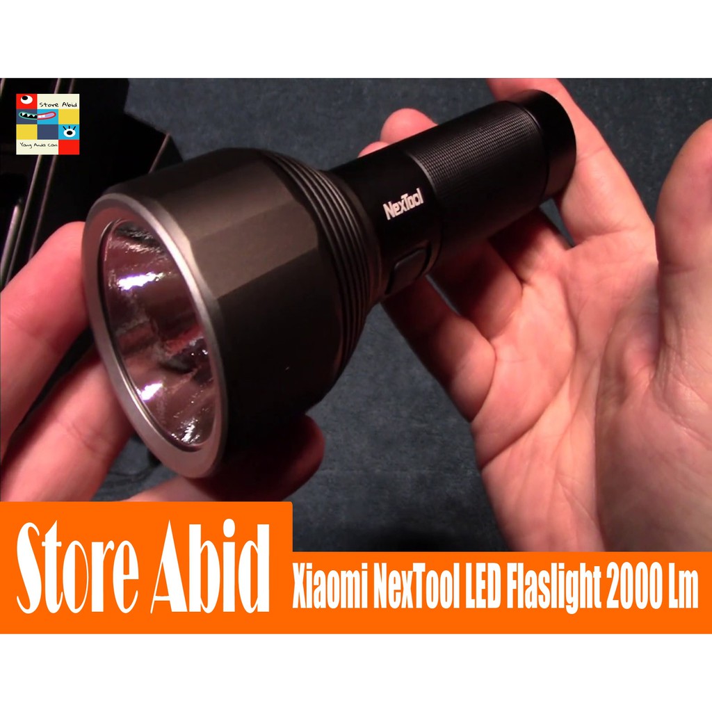Xiaomi NexTool Senter LED USB Rechargeable 2000 Lumens 380 meter