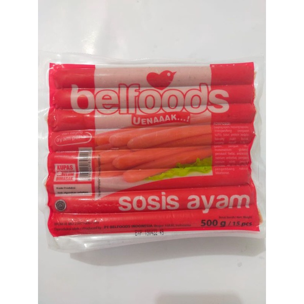 

Sosis ayam belfoods 500gr frozen food