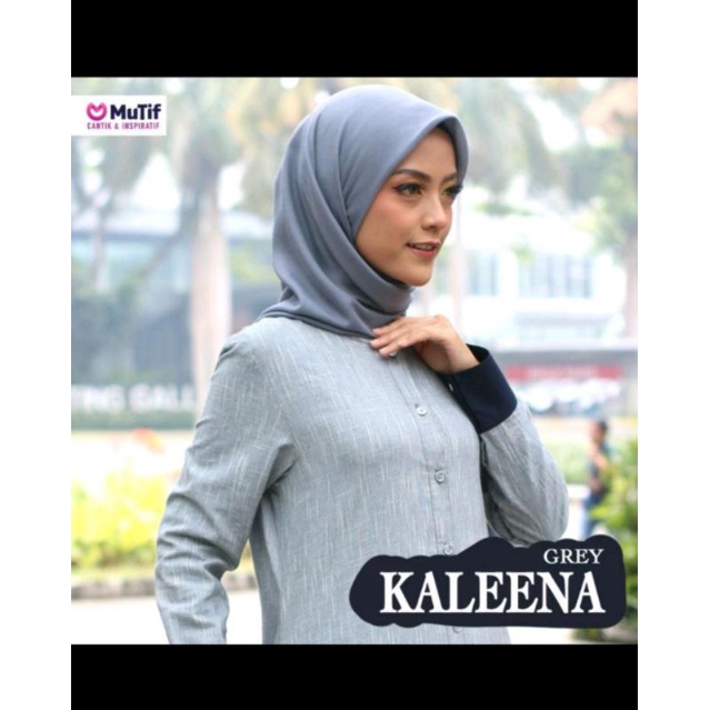 Gamis terbaru MUTIF KALEENA Grey