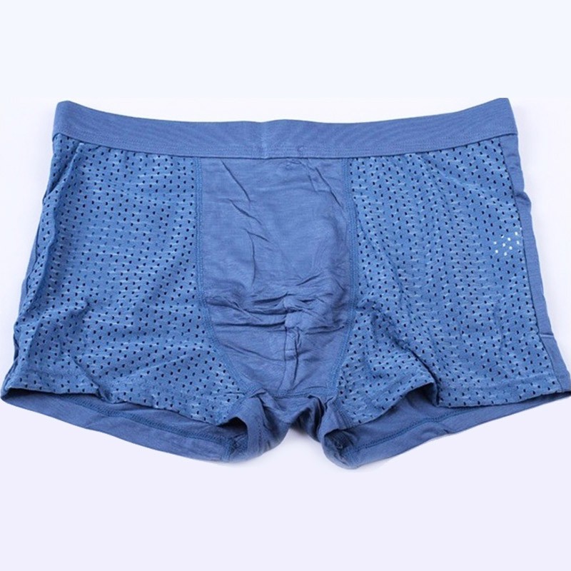 Celana Dalam Boxer Hollow Pria Import Pouch Breathable Seamless