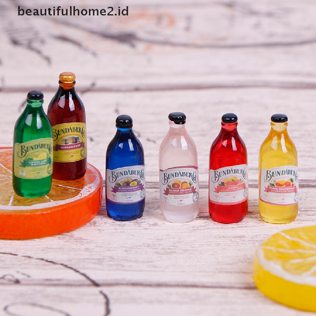 Beautifulhome2. Buku Literatur Dalam Bahasa MandarinId 6pcs Miniatur Botol Wine Bahan Resin Skala 1: 12 Untuk Rumah Boneka