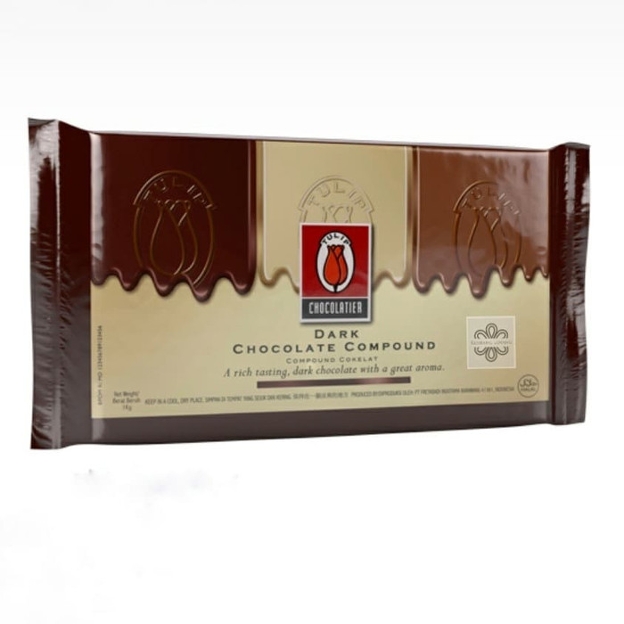 

DARK CHOCOLATE COMPOUND TULIP 1kg MURAH PROMO HEMAT