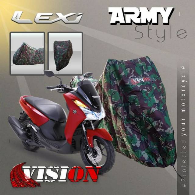COVER MOTOR ARMY LOOKS + VISION ORIGINAL
