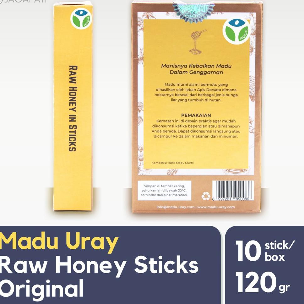 

Flashϟsale Paket 3 Box Madu Uray Honey Stick Sachet - Original - Madu Murni - Madu Hutan - Madu Asli