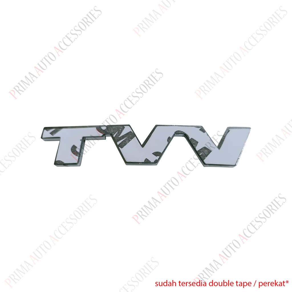 Emblem Mobil Tulisan VVT Chrome 9,2 cm