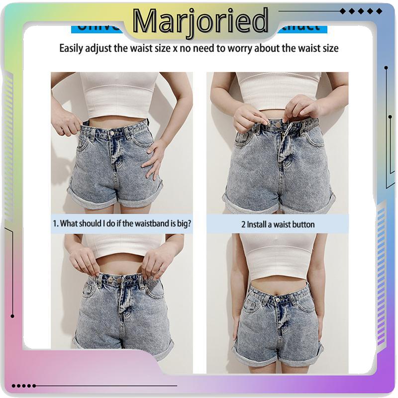 1pc Kancing Jeans Dapat Dilepas Kancing Jepret Pinggang Adjustable Unisex-MJD