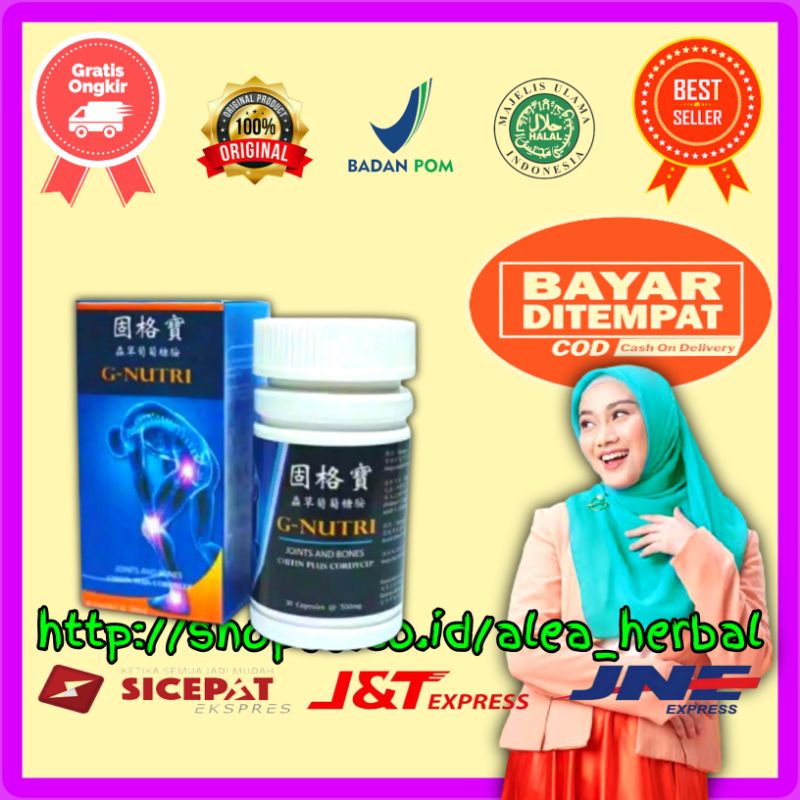 G-NUTRI - GNUTRI - G-NUTRI OBAT TULANG DAN SENDI ORIGINAL HERBAL