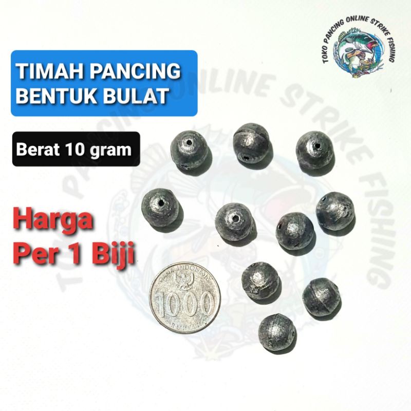 TIMAH PANCING BULAT 10 GRAM