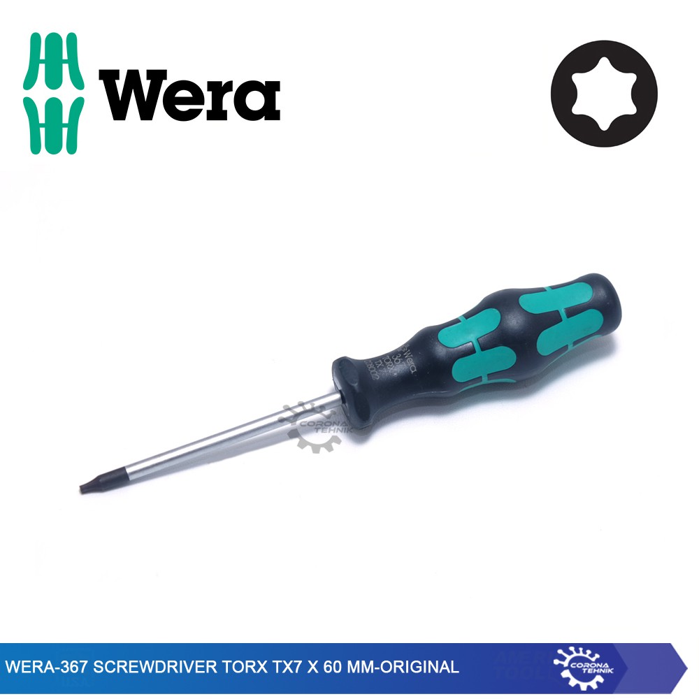 Screwdriver Torx TX7 x 60 mm - Original Wera 367