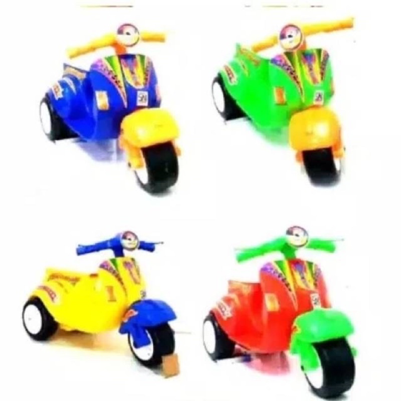 Mainan anak mini vespa dorong / mainan edukasi anak / vespa mini clasic anak