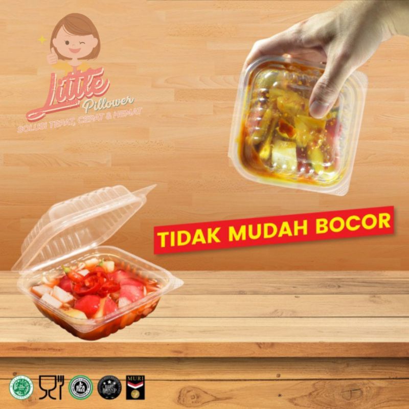 (Isi 50pcs FOOD PACK TOMAT) Food Pack Tomat Food Container Higienis