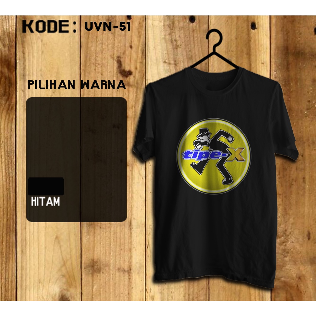 KAOS DISTRO BAND TIPE X SUPER PREMIUM