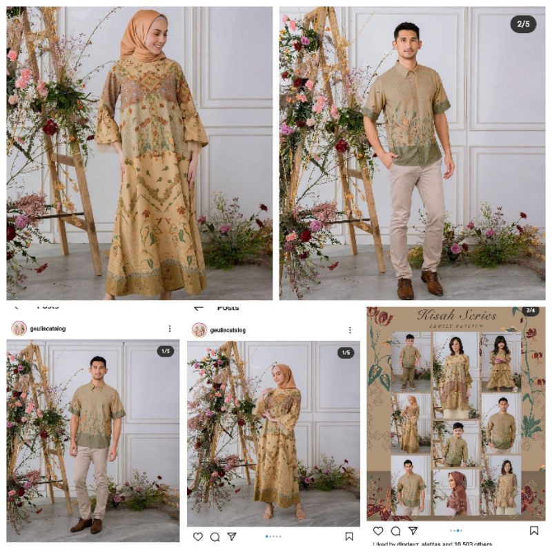 Maharani Dress Brown & Dhanar Shirt Brown by Geulis #MaharaniDress #DhanarTshirt #Geulis.id
