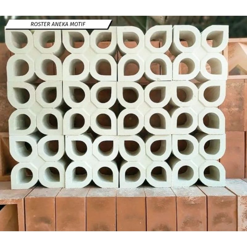 Jual Roster Beton Minimalis Motif Krmbang Bali Shopee Indonesia