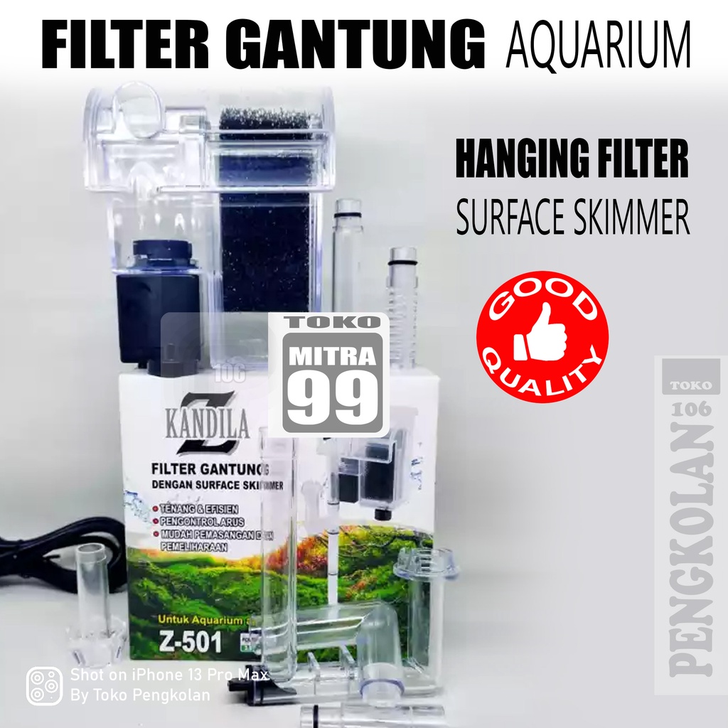 Hanging Filter - FILTER GANTUNG Akuarium _ Bening_Original