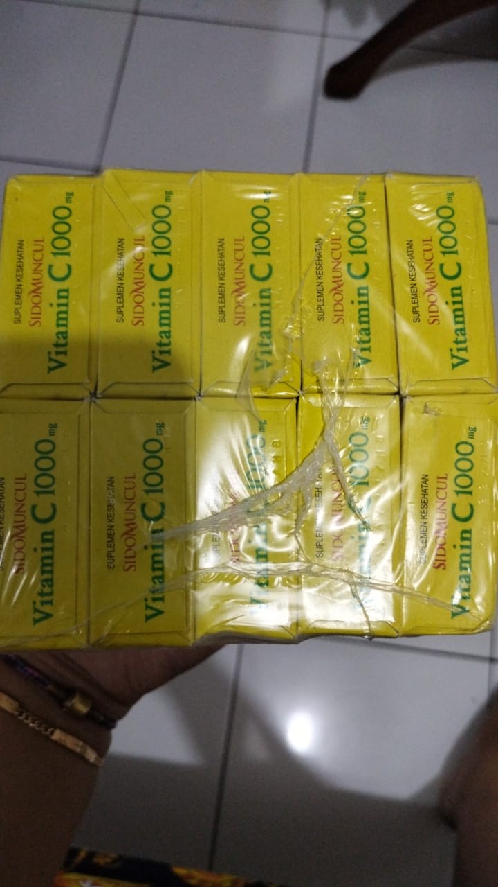 Sidomuncul Vitamin C 1000 Mg 6s Lemon Orange Minuman Suplemen Vitamin Kesehatan Shopee Indonesia