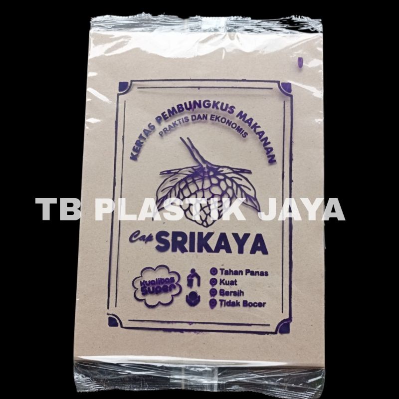 50 PCS/KERTAS NASI/KERTAS BUNGKUS NASI/KERTAS NASI COKLAT/KERTAS NASI UDUK
