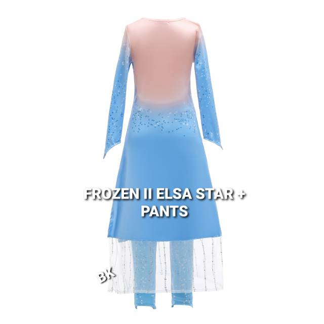 FROZEN II ELSA COAT + DRESS + PANTS / KOSTUM FROZEN 2 ELSA IMPORT BAGIS KUALITAS PREMIUM