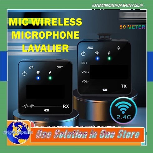 wireless lavalier microphone mic clip on technology intelligent noise reduction conference recording