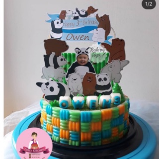 Topper Cake Birthday Tsum Tsum Ada 7 Motif Shopee Indonesia - topper cake birthday roblox 2 motif shopee indonesia