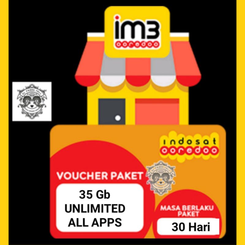 VOUCHER INDOSAT 35Gb UNLIMITED 10+25