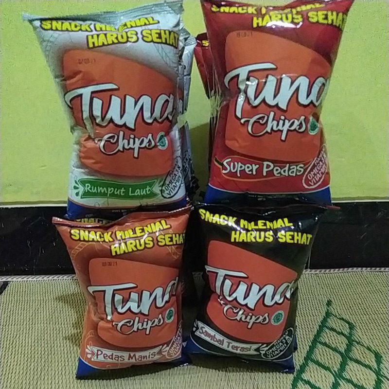 

Snack Sehat Tuna Chips 100% Olahan Ikan Tuna