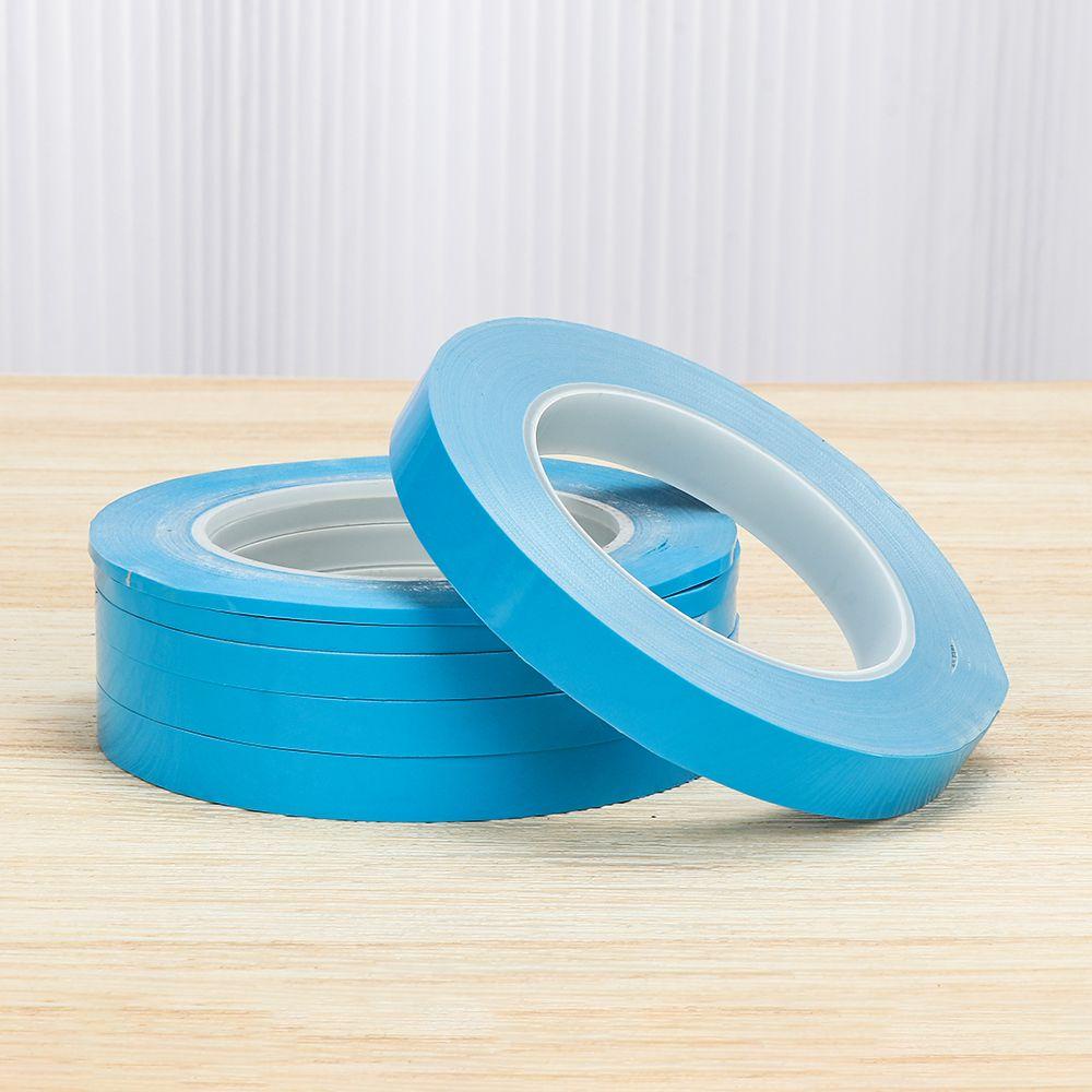 Suyo 25meter/Roll Transfer Heat Tape Biru CPU LED Strip Thermal Dua Sisi