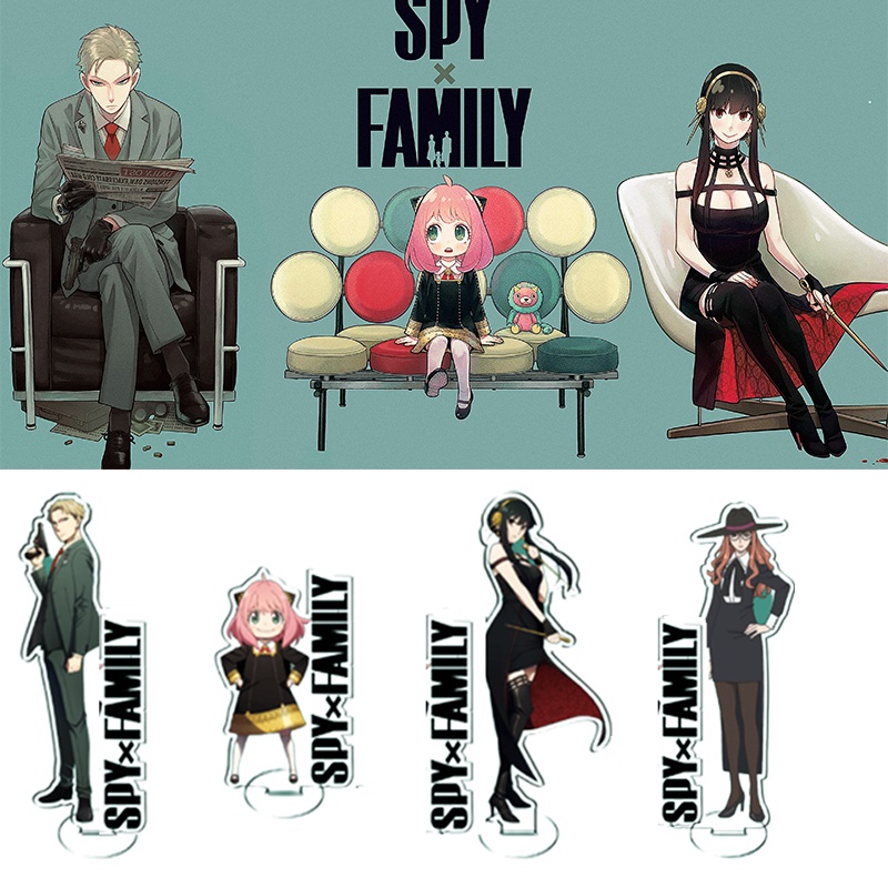 Yor Stand Akrilik Figure Twilight SPY X FAMILY Mainan Forger Model Plat Anya