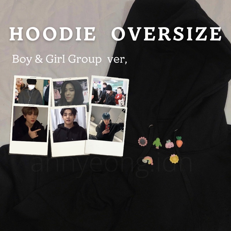 [COD] HOODIE JAKET OVERSIZE IDOL GIRL BOY GROUP KOREA NCT BTS BLACKPINK TWICE ITZY JENNIE JAEHYUN JA