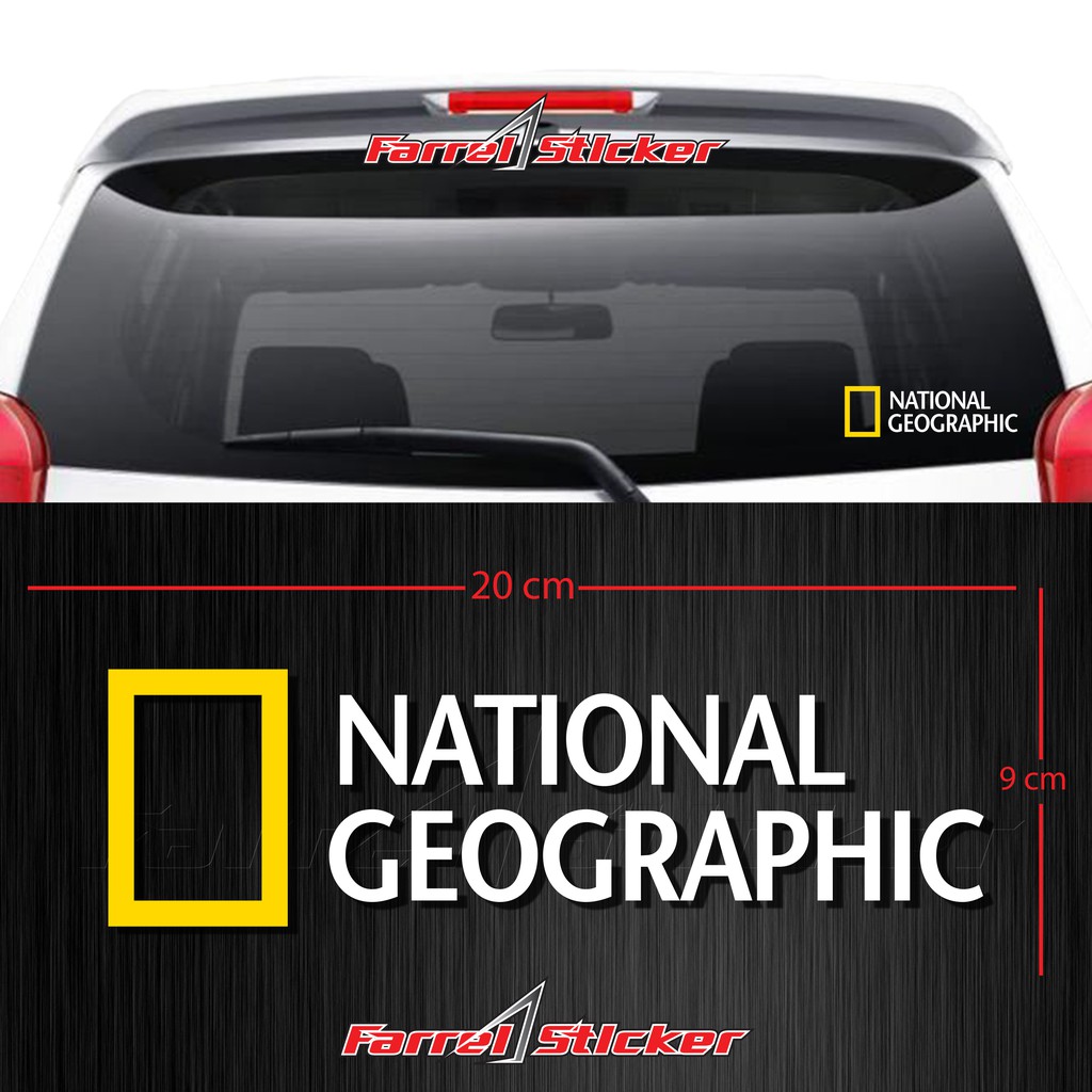 stiker jip sticker national geographic 20 cm