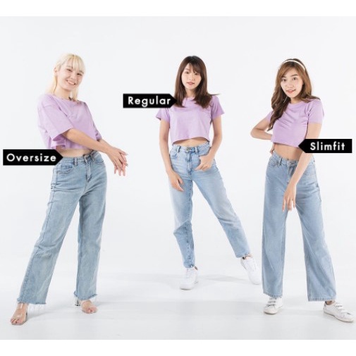 iseven p PASTEL CROP OVERSIZE POLOS / OVERSIZE CROP TOP