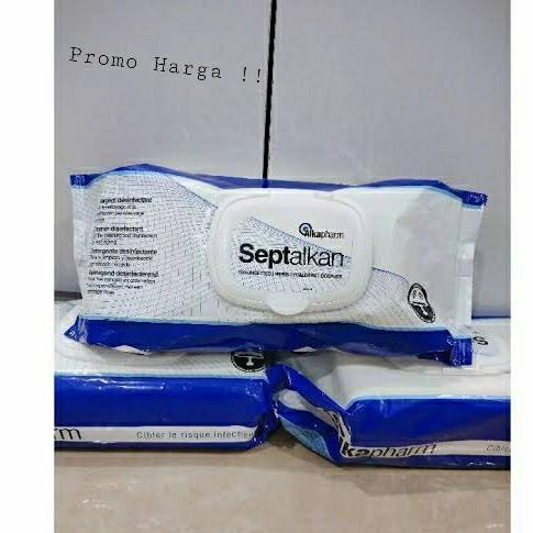 Cleaner / Septalkan Wipes Disinfectant Free Alcohol / Septalkan Disinfektan Beba Best Quality Produc