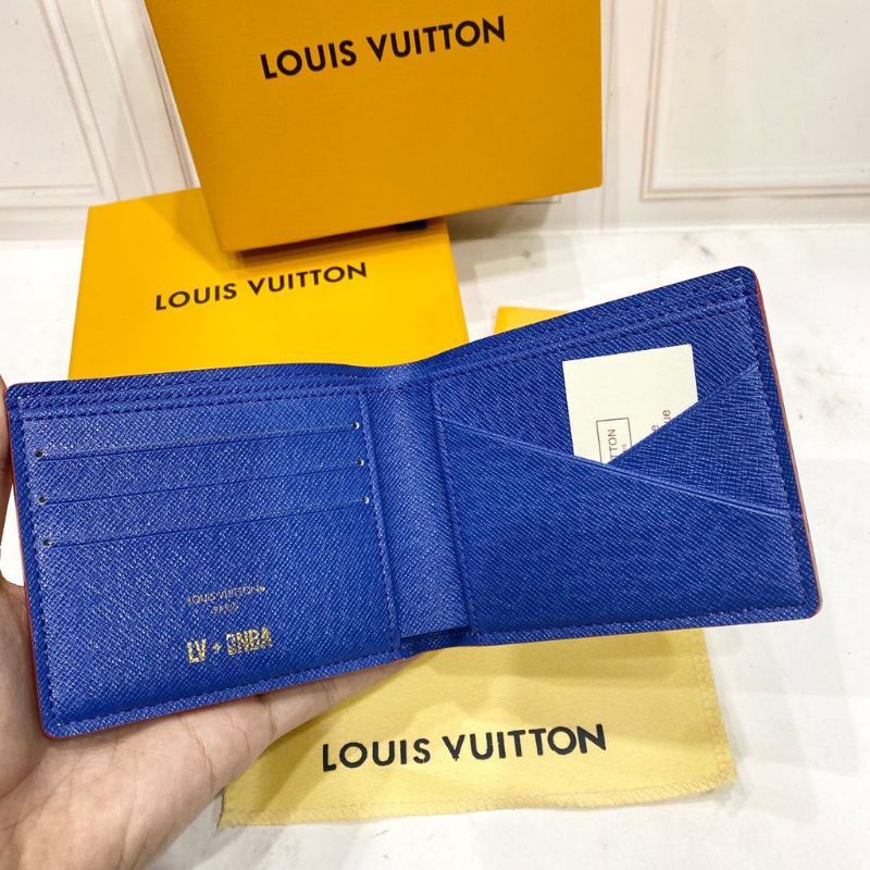 Dompet LV x NBA Virgil abloh wallet in Canvas Monogram Mirror Quality