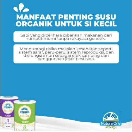 Nature One Dairy Organic Step 3 900gram Susu Bayi Batita