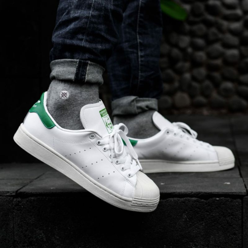 ADIDAS SUPERSTAN WHITE GREEN