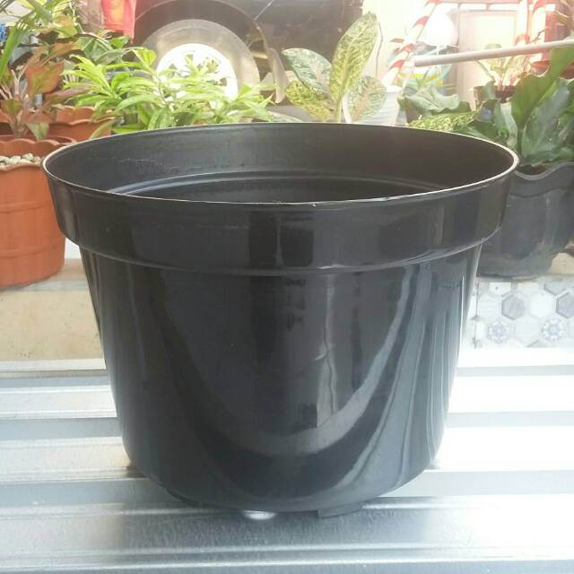  Pot  Bunga  30cm SIMBA Pot  Tanaman Plastik  Hitam 30 cm  