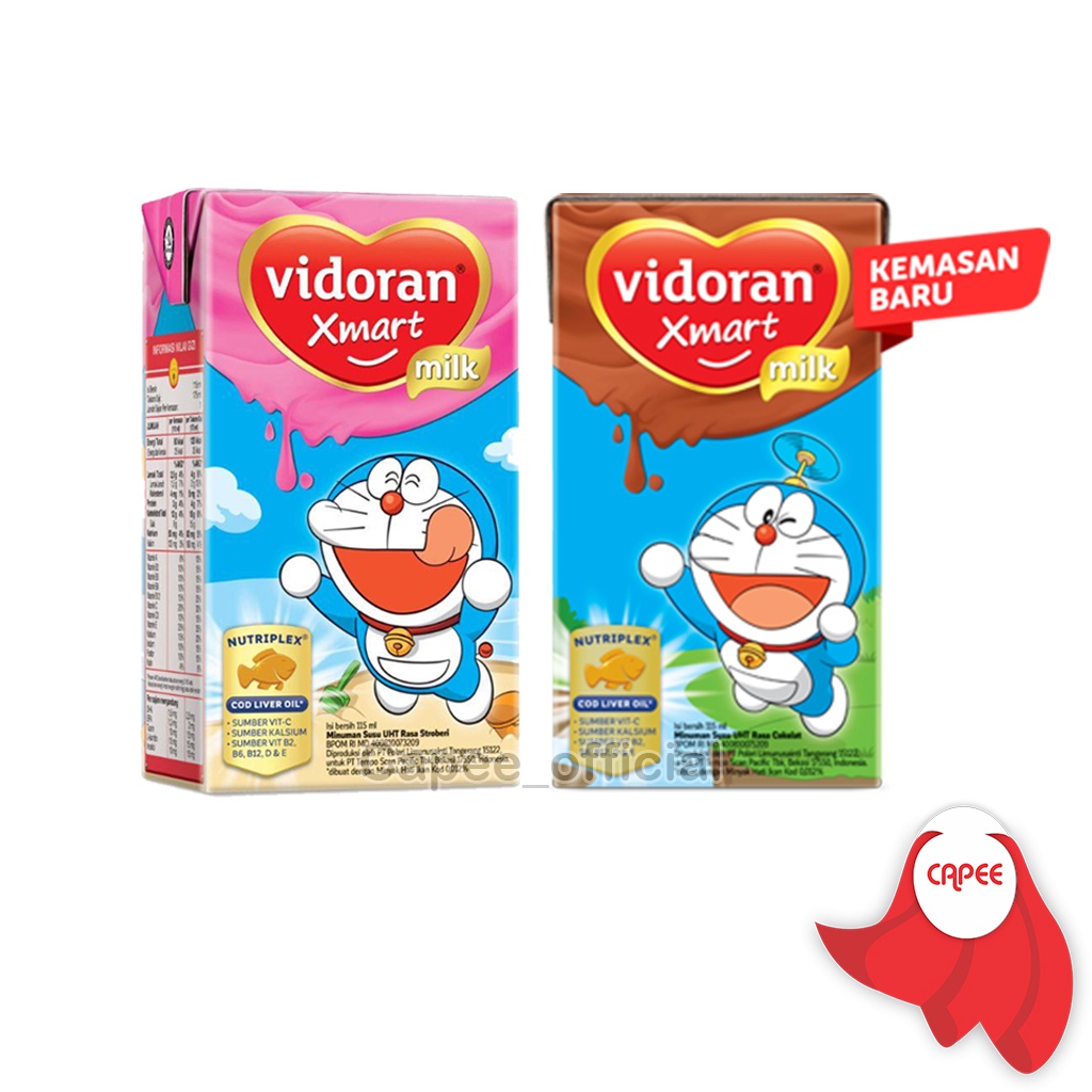 

Susu UHT Vidoran Xmart 115 ml