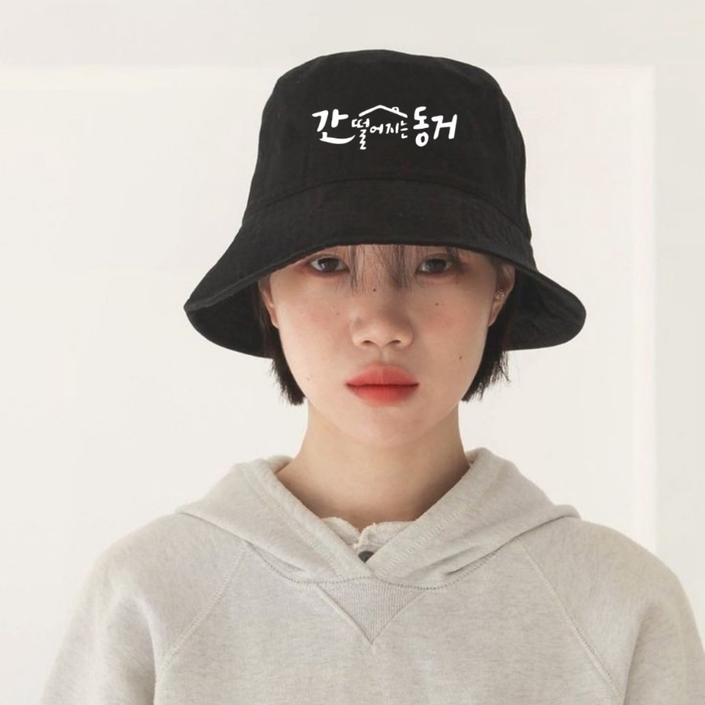 Topi Bucket hat Pria Wanita Korea Drakor Kdrama My Roommate Is A Gumiho Buckethat