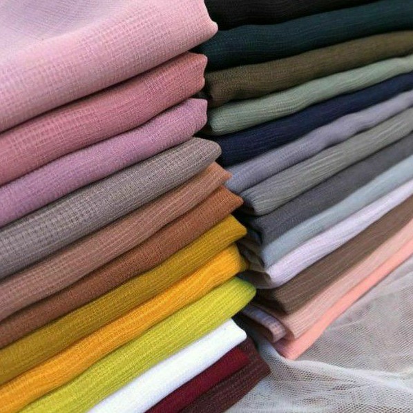 Jilbab segi empat Cornskin Premium Jahit Tepi/ Jilbab Serat Jagung / CORNSKIN-1