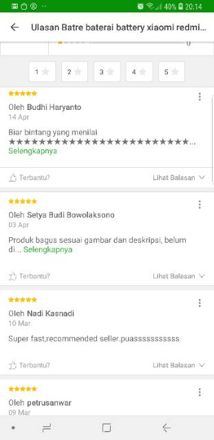 Baterai Battery Batre original Redmi note 1 BM42 BM 42