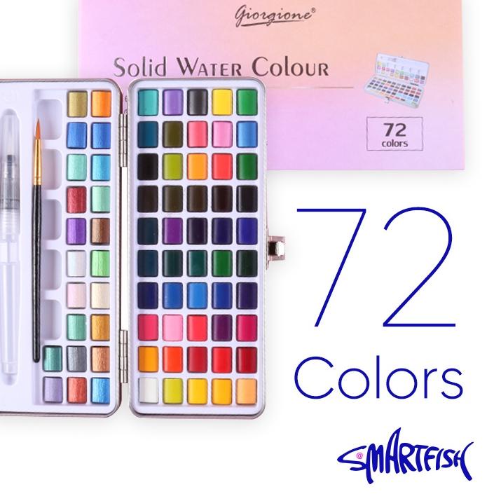 

Tidak Diragukan.. Smartfish Watercolor Paints 72 Warna