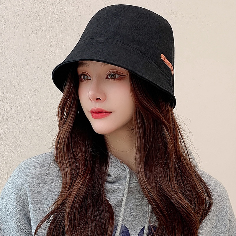 Topi bucket / fisherman Gaya Korea Untuk Wanita