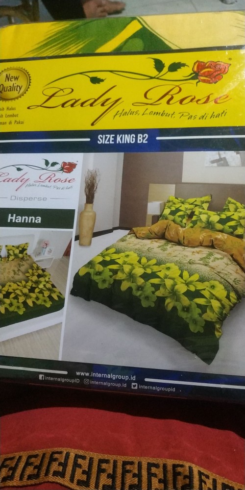 Id. Lady Rose - Sprei King Hanna