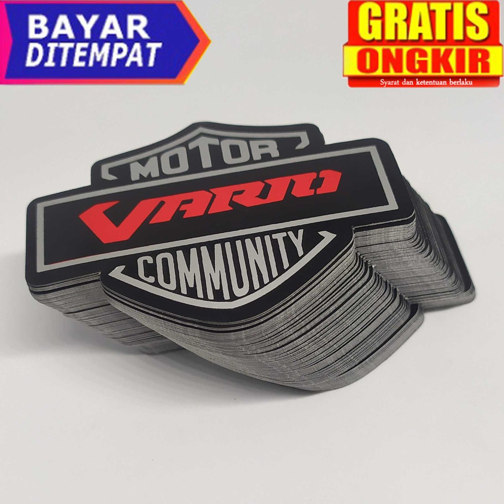 Jual stiker honda vario / sticker motor vario / stiker vario ckub