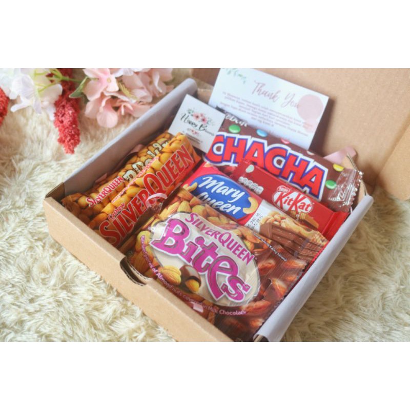 

HAMPERS GIFTBOX COKLAT HAPPYBLOOMS