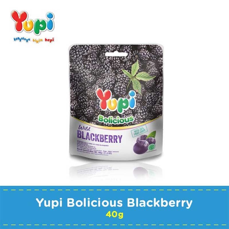 

Yupi Gummy Candies Bolicious Blackberry 40 g